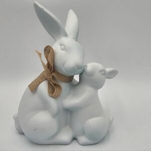 Adorable Bunny Duo Figurine